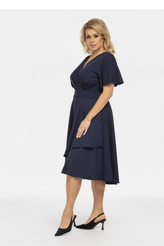  Plus size dress model 190952 Karko 