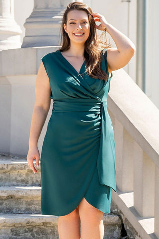  Plus size dress model 190983 Karko 