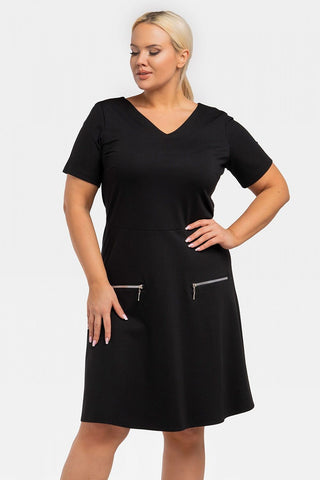  Plus size dress model 195021 Karko 