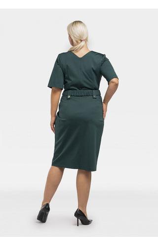  Plus size dress model 195023 Karko 