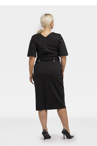  Plus size dress model 195025 Karko 