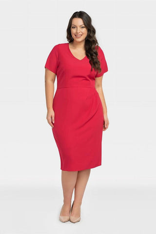  Plus size dress model 196866 Karko 