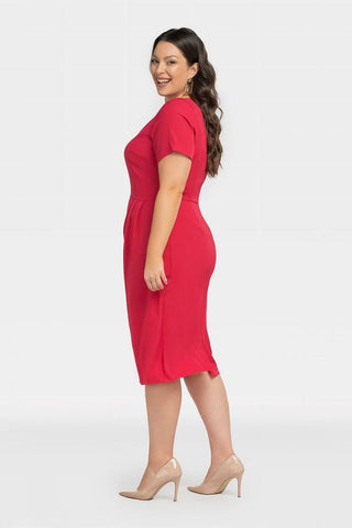  Plus size dress model 196866 Karko 