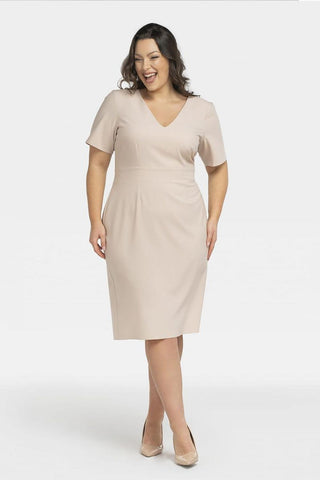  Plus size dress model 196879 Karko 