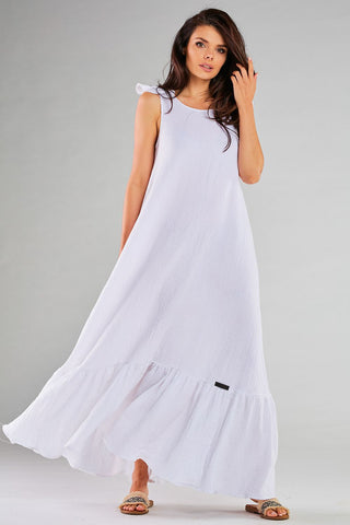  Biele dlhé šaty model 214523 Infinite You 