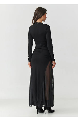  Long dress model 218109 Makadamia 