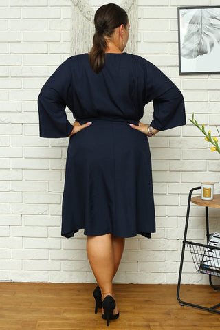  Plus size dress model 168960 Karko 