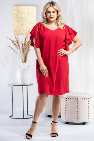  Plus size dress model 178524 Karko 